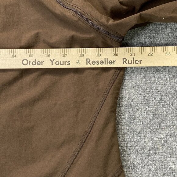 Danskin Now Jacket Womens Large Brown Windbreaker Zip Removable Sleeves Vest - Picture 9 of 14